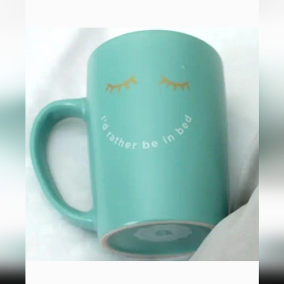 Ayesha Curry Green Teal Mug For Coffee Or Tea with Gold Accents - Picture 7 of 8